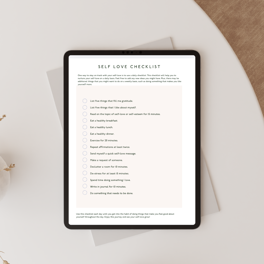 Self-Care Self-Love Journal